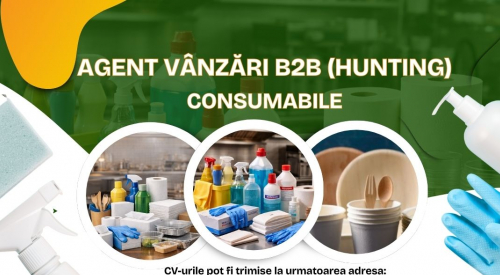 Agent vanzari B2B (hunting) – consumabile